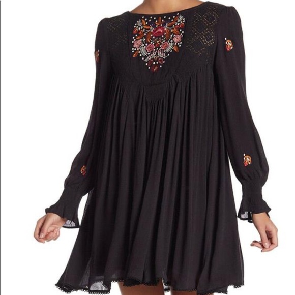 NWT Free People Moya Mohave Embroidered Mini Dress - Picture 1 of 7